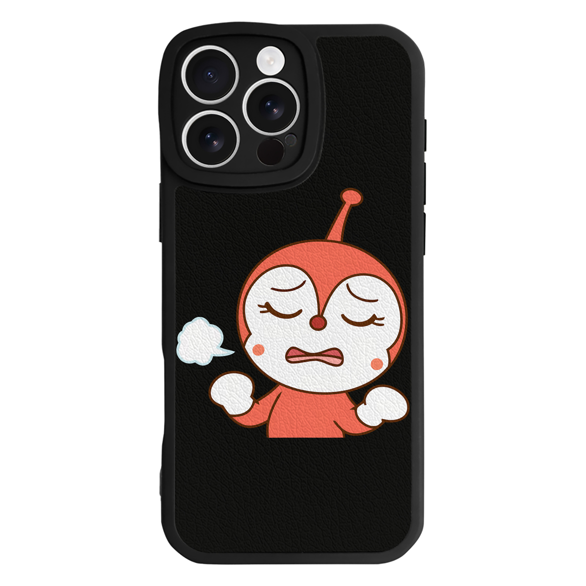 （画像用） アンパンマン Anpanman 【iPhone 16シリーズ対応】シリコンスマホケース（レザー調） 材質：シリコン